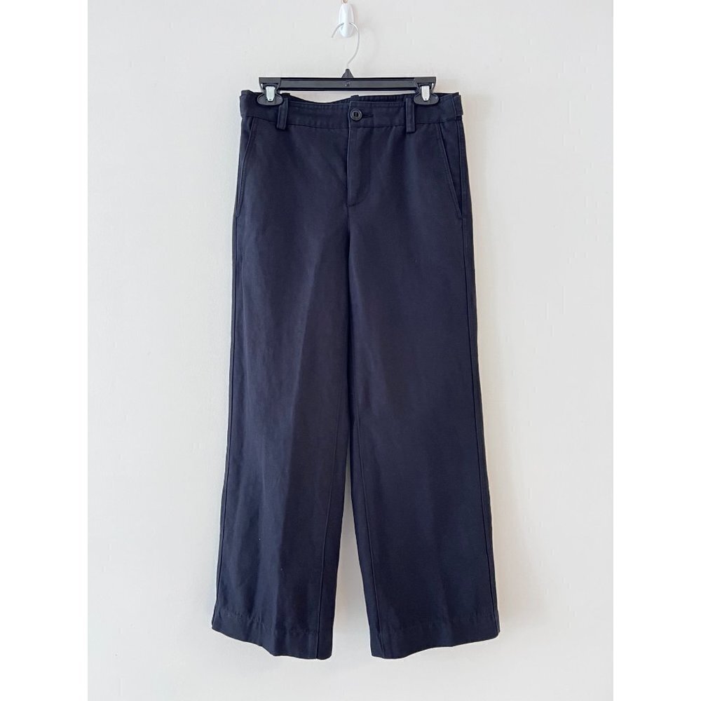 Vince Linen Black Trouser Size 4 Excellent Pre Owned Condition